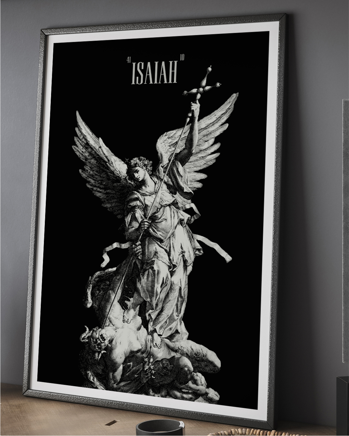 Isaiah 41-10 Bible Crhistian Poster 2 Isaiah 41 10 Bible Crhistian Poster 2