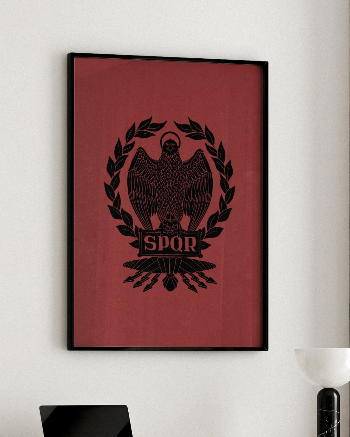 SPQR Standard red Poster Print 6 SPQR Standard red Poster Print 6