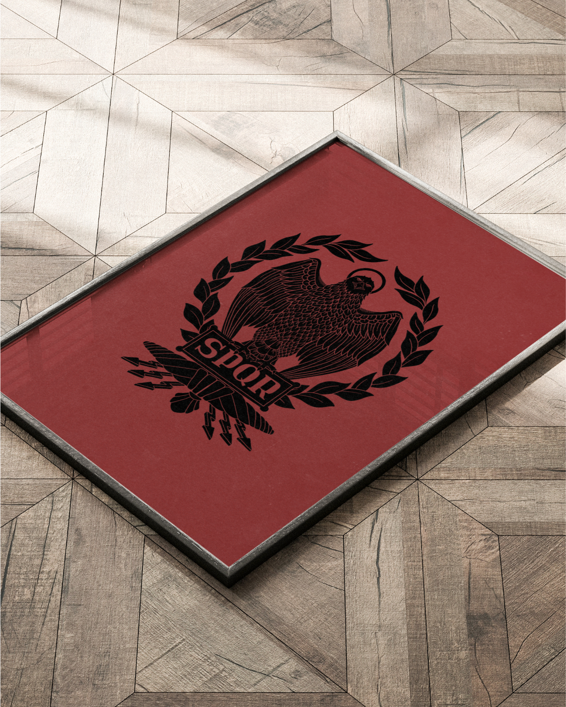 SPQR Standard red Poster Print 7 SPQR Standard red Poster Print 7