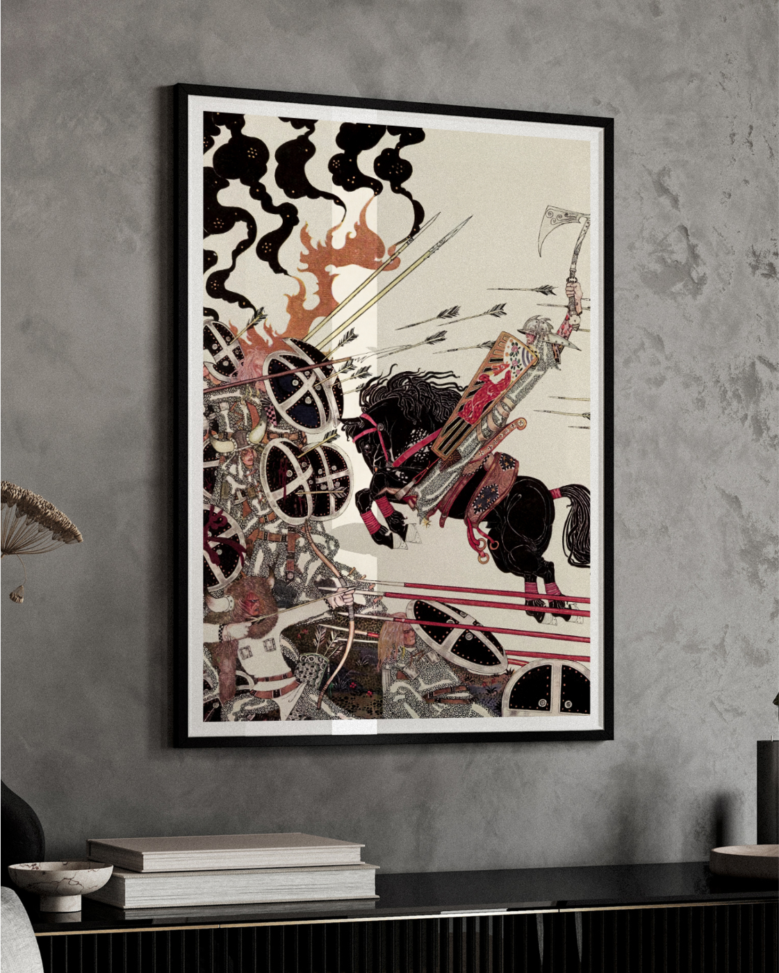 The La in the Battle Poster, Kay Nielsen 3 The La in the Battle Poster Kay Nielsen 3