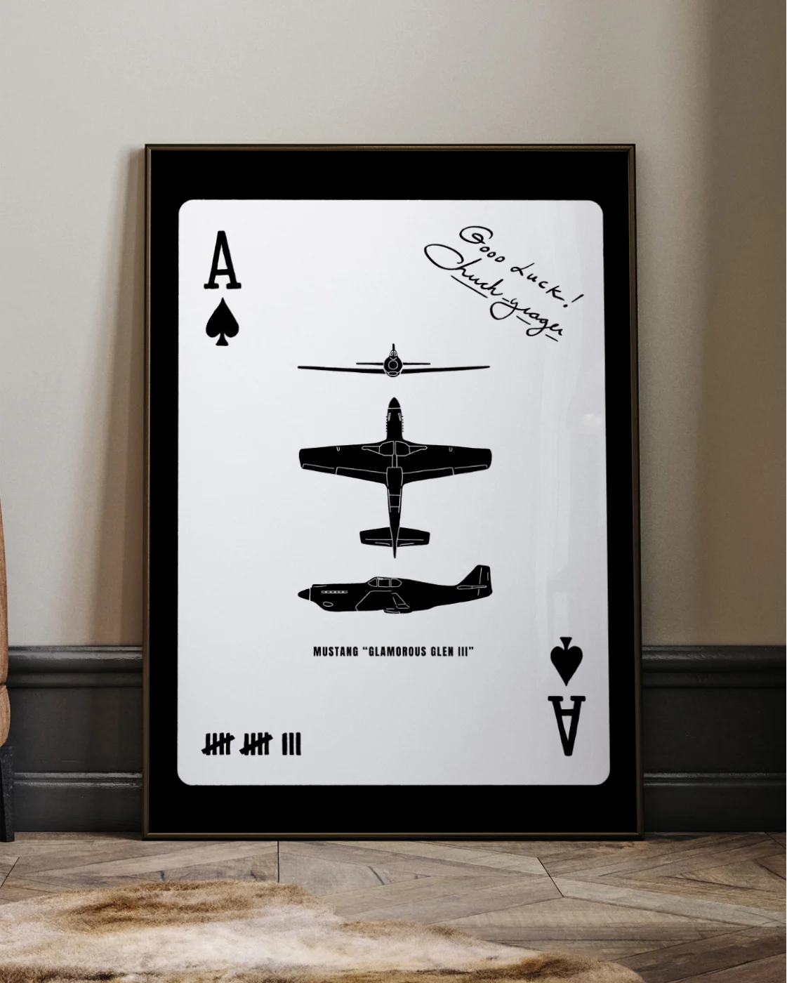 Ace Chuck yeager Card Poster 1 Ace Chuck yeager Card Poster 1