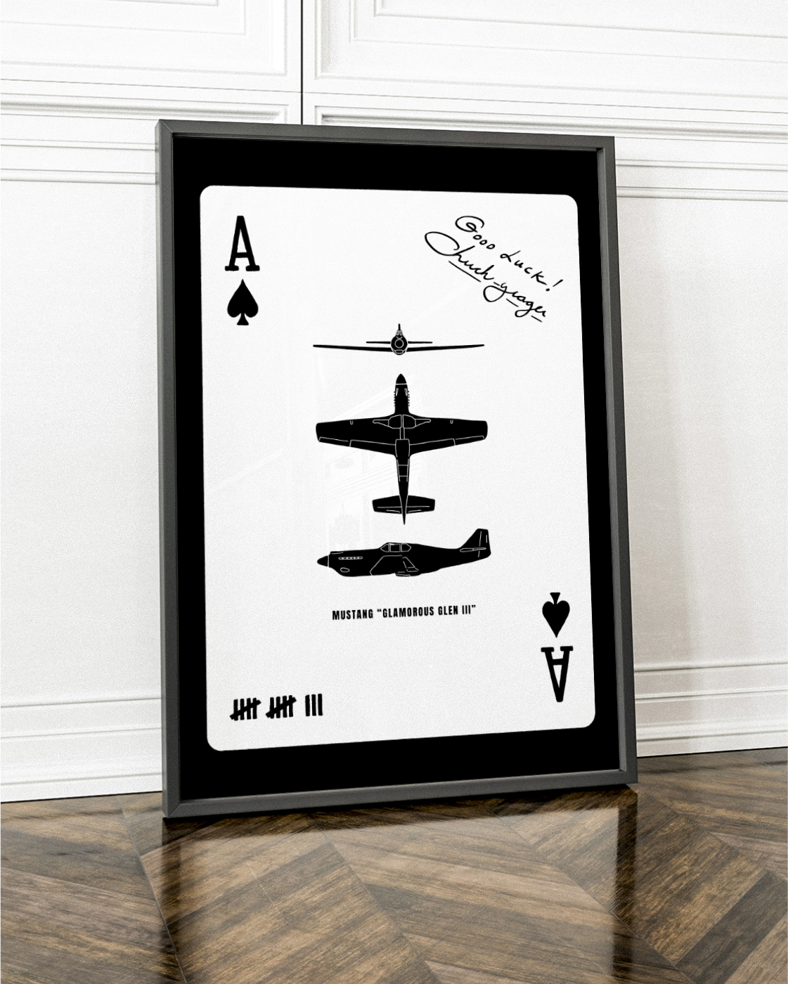 Ace Chuck yeager Card Poster 5 Ace Chuck yeager Card Poster 5