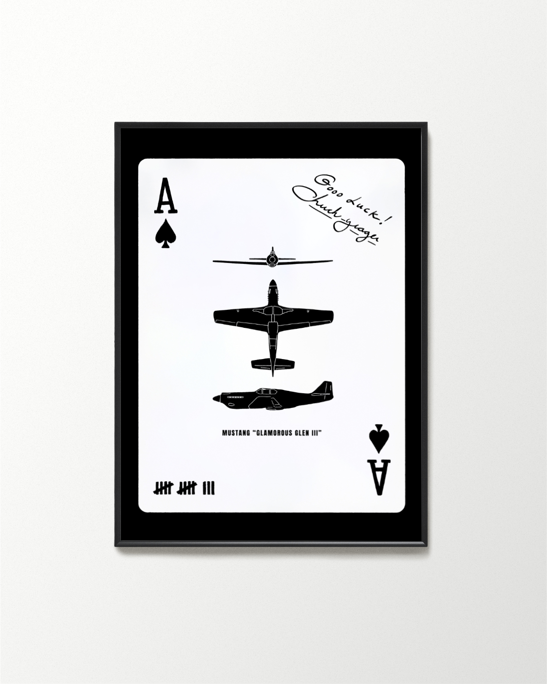 Ace Chuck yeager Card Poster 7 Ace Chuck yeager Card Poster 7