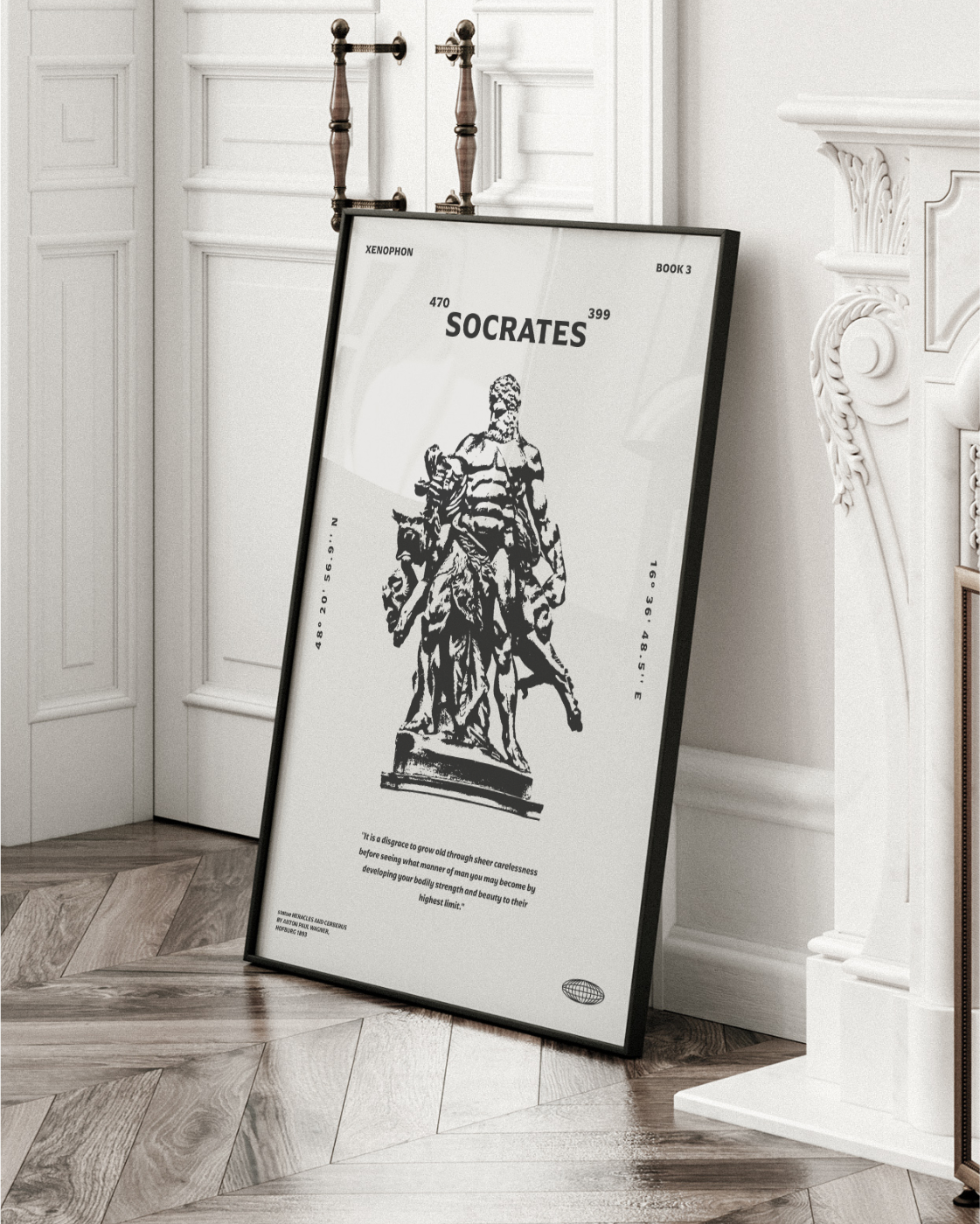 Socrates Strength Body Quote Poster Print 5 Socrates Strength Body Quote Poster Print 5